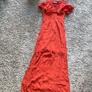 Charlotte R. Boho MIDI Side Slit + Open Back